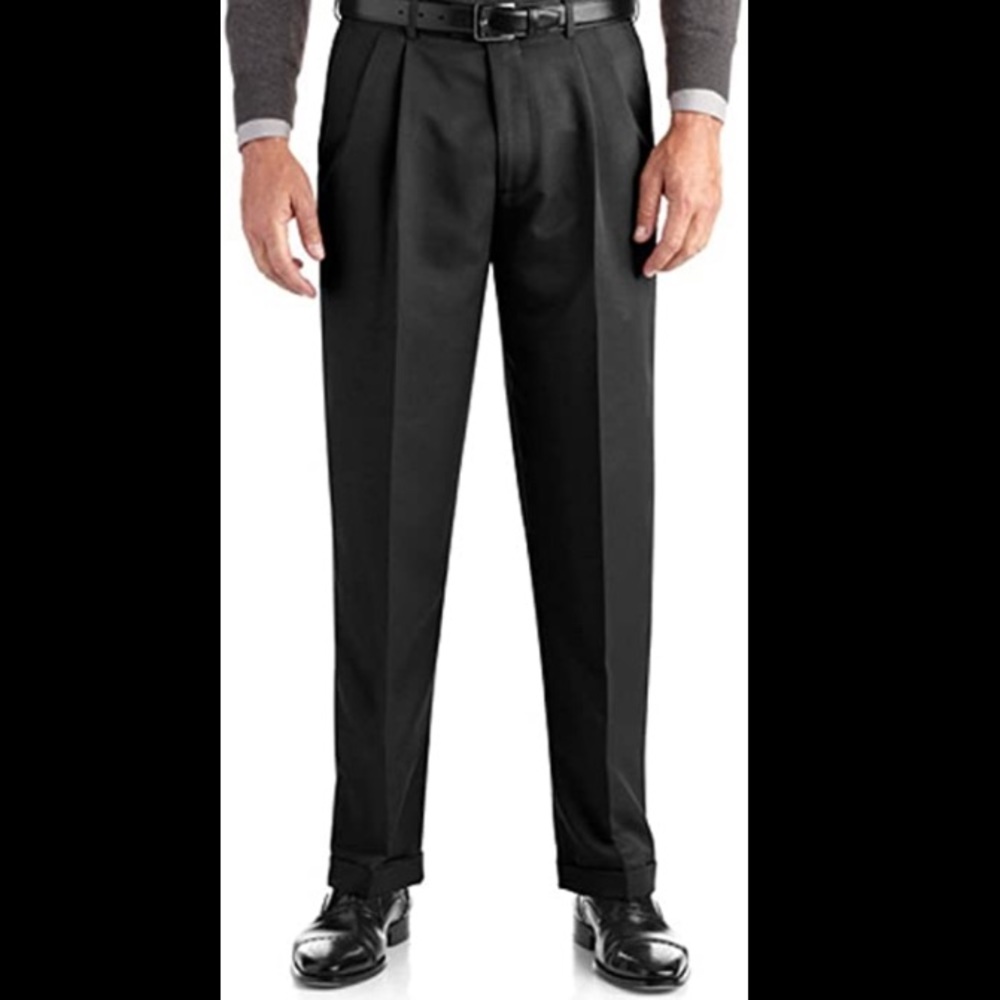 Men’s Black George Dress Pants NWT